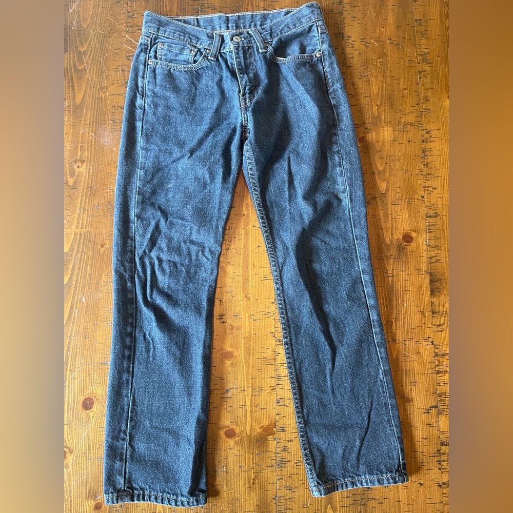 Levi's 514 Blue Straight Leg Jeans